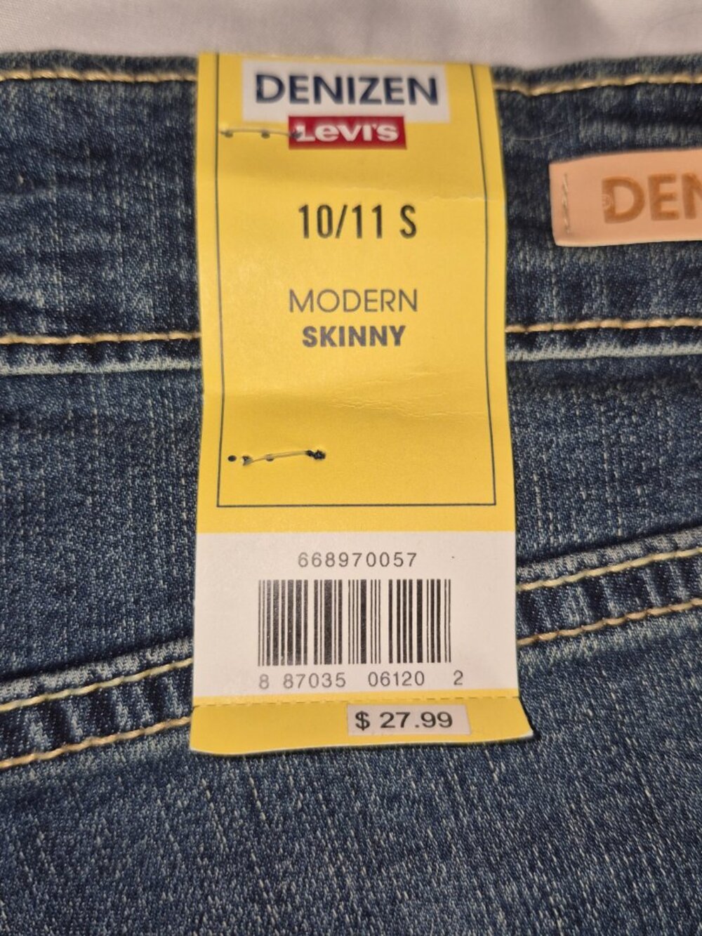 Denizen from Levis Womens Jeans 10S Modern Skinny Stretch Denim Blue - Picture 9 of 12